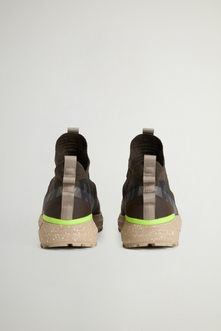 Stretch Fabric Sneakers by Todd Snyder Brown photo 3 | Woolrich