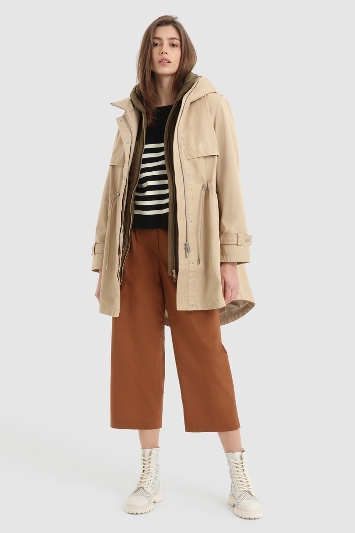 Parka légère Havice avec doublure à carreaux imprimés beige photo 2 | Woolrich
