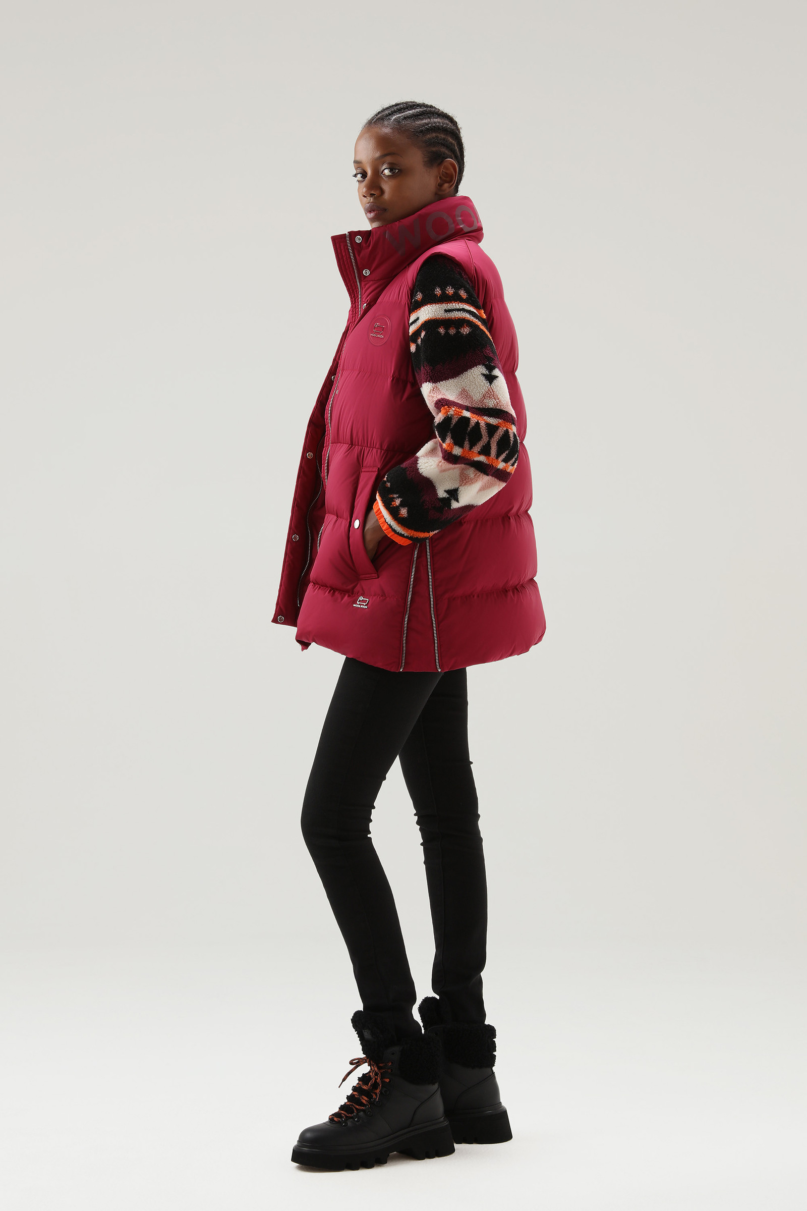 Gilet Alsea rembourré rouge photo 2 | Woolrich