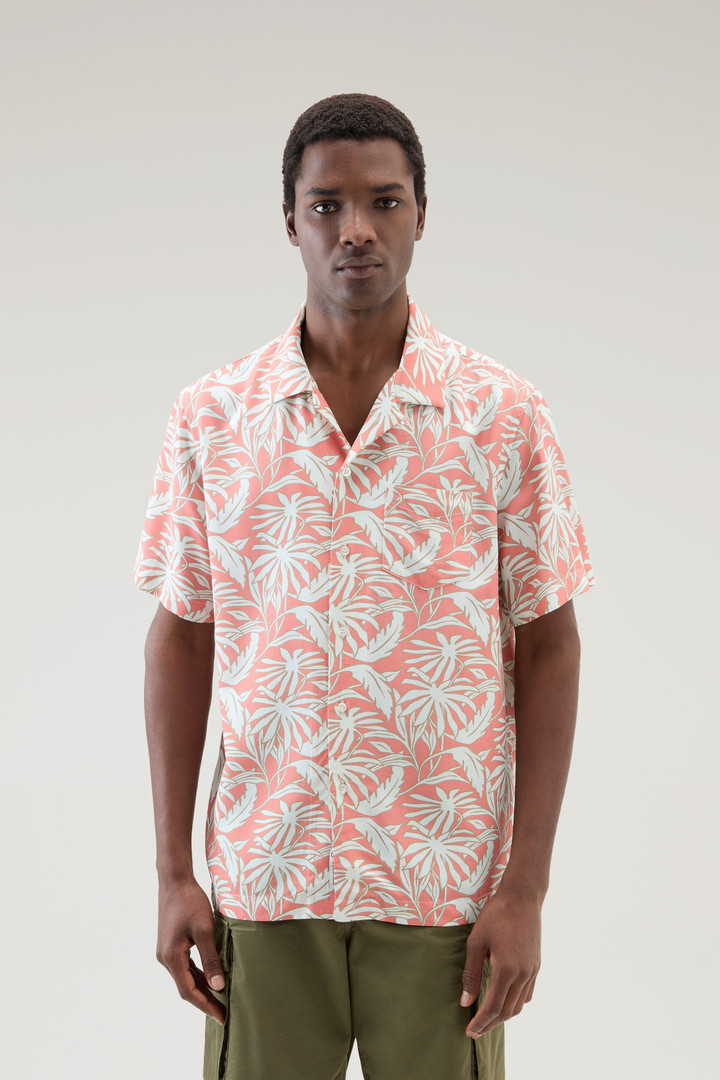 Shirt mit tropischem Print Rosa photo 1 | Woolrich