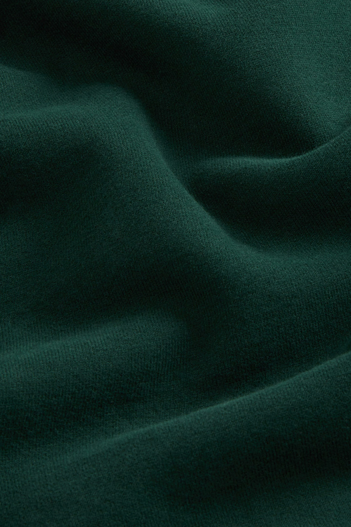 Felpa con cappuccio da ragazzi in puro cotone spazzolato Verde photo 6 | Woolrich