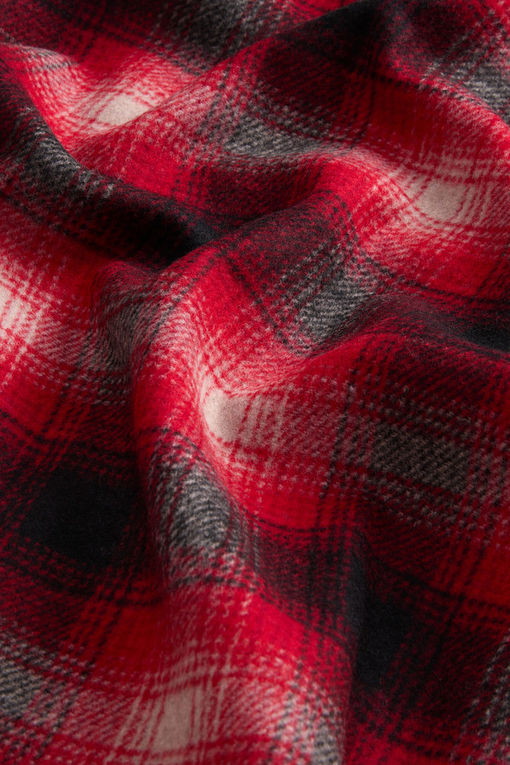 Surchemise en laine italienne mélangée recyclée Manteco Rouge photo 11 | Woolrich