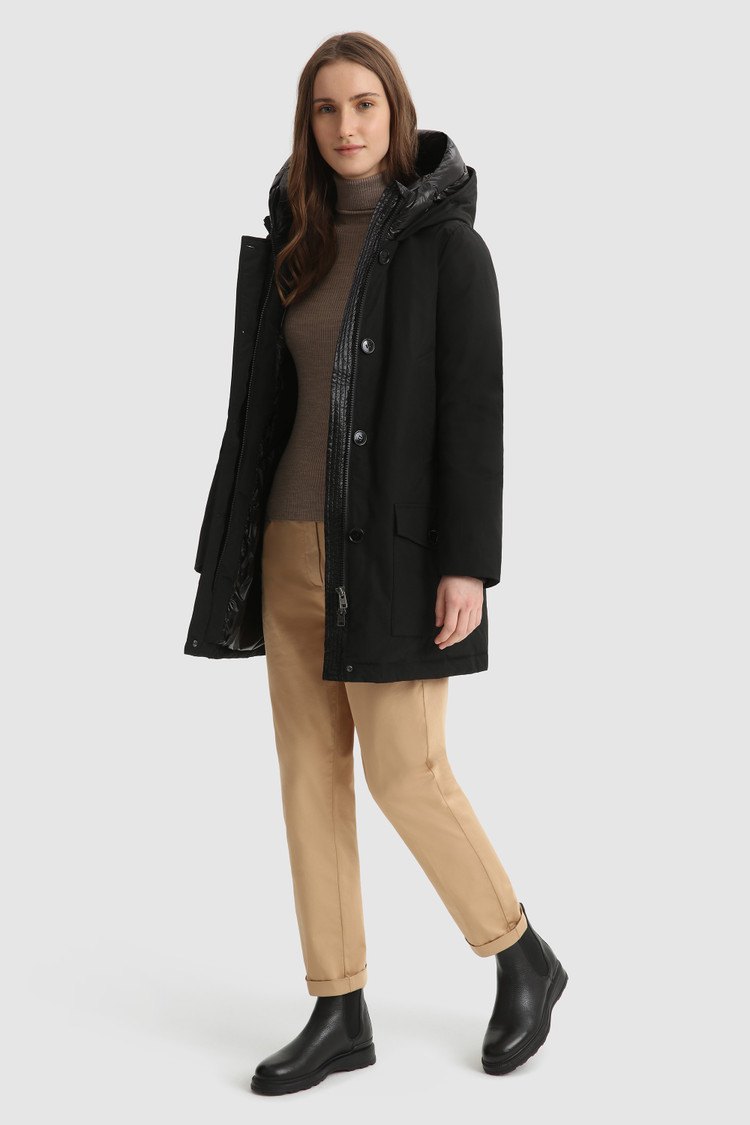Arctic Parka a collo alto con doppio cappuccio