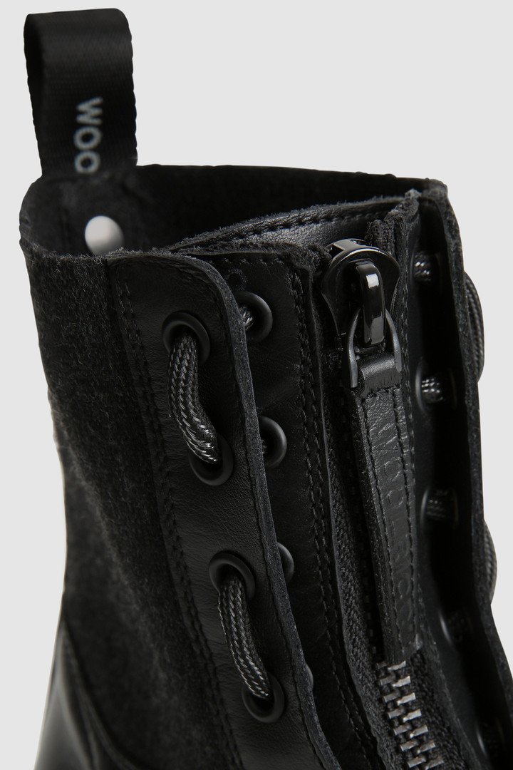 Logger leather boots