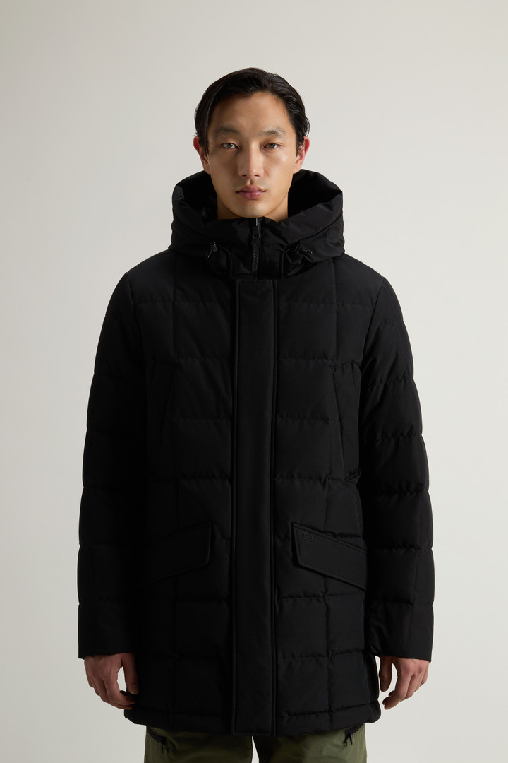 Blizzard Parka in Ramar Cloth with Square Quilting Black photo 1 | Woolrich