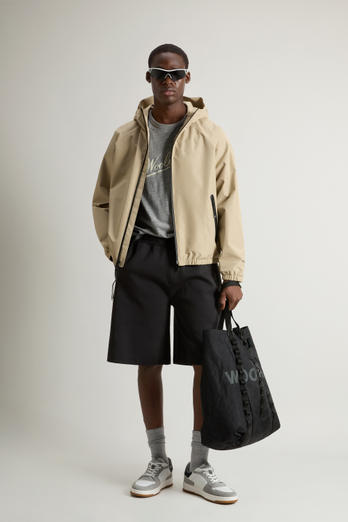 Hooded Jacket in WINDSTOPPER GORE-TEX Beige | Woolrich