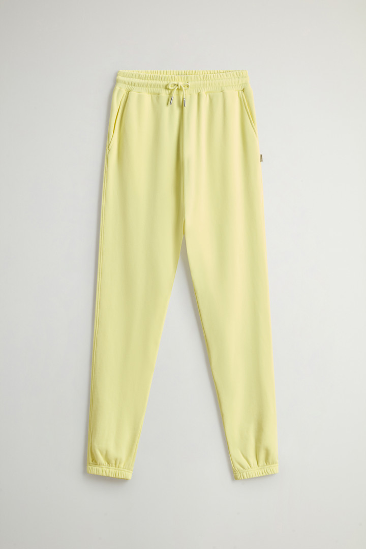 Pantaloni in puro cotone felpato Giallo photo 4 | Woolrich