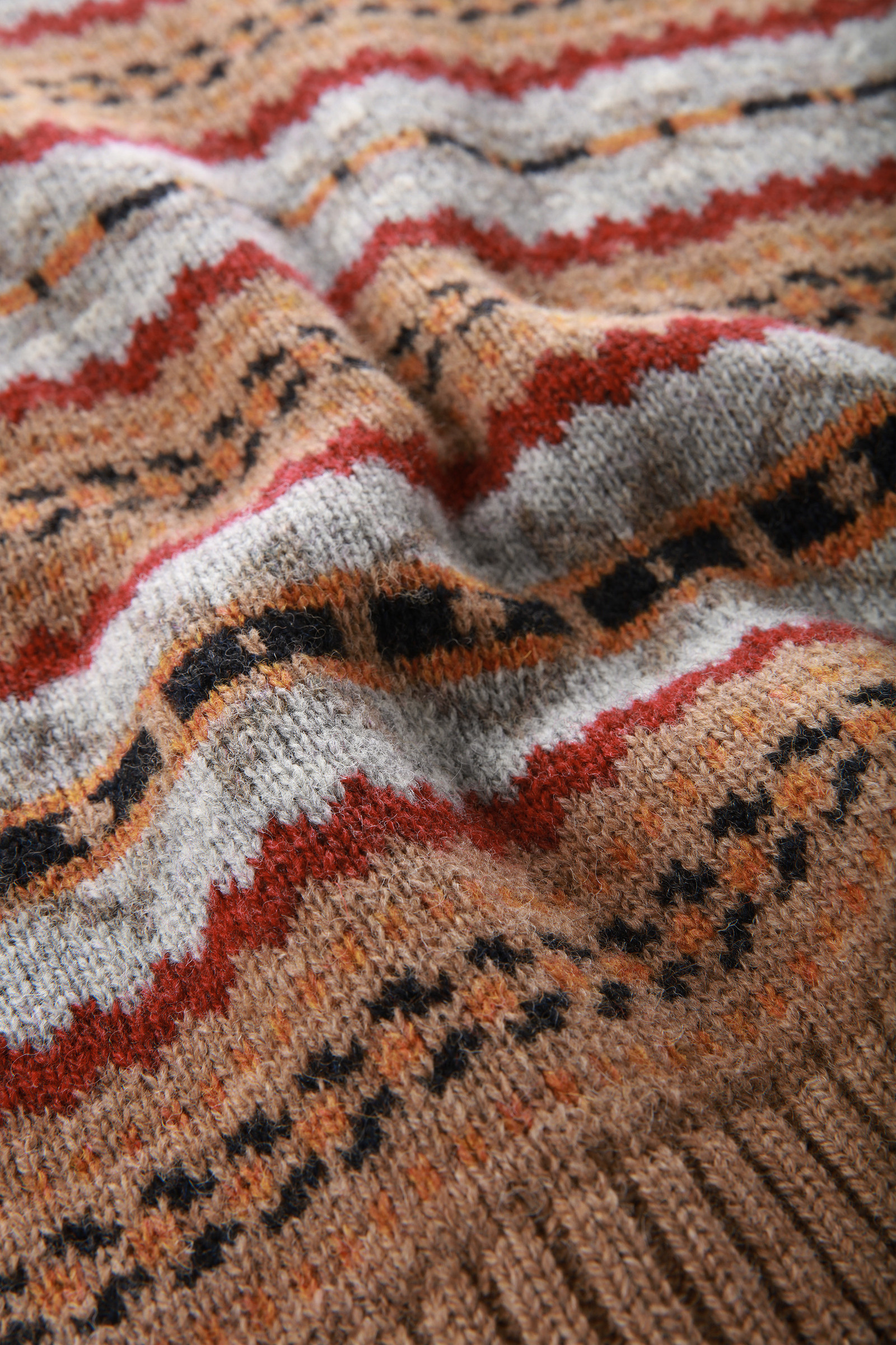 Fair Isle Turtleneck Sweater Brown photo 8 | Woolrich