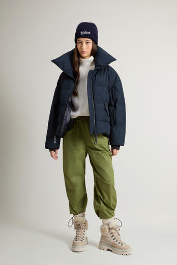 Down Jacket in WINDSTOPPER GORE-TEX Blue | Woolrich