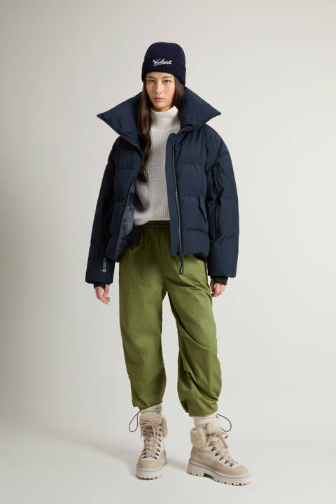 Doudoune en WINDSTOPPER GORE-TEX Bleu | Woolrich