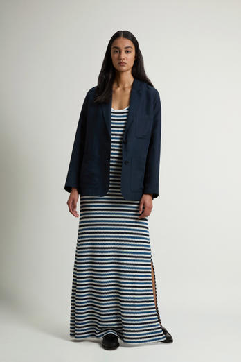 Blazer aus einer Leinenmischung Blau photo 1 | Woolrich