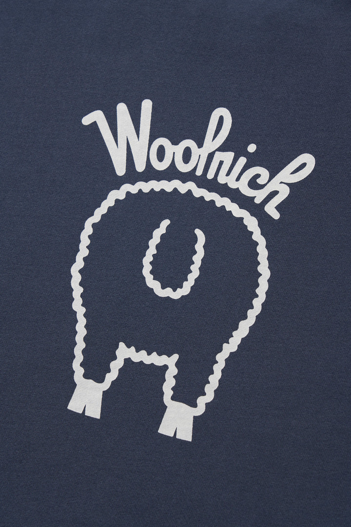 SHEEP SWEATSHIRT Blue photo 4 | Woolrich