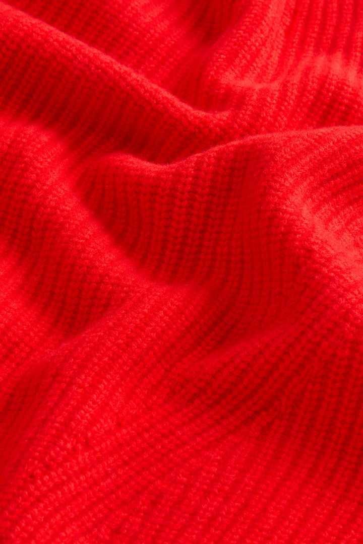 Canberra Pullover mit Stehkragen aus reiner Schurwolle Rot photo 8 | Woolrich