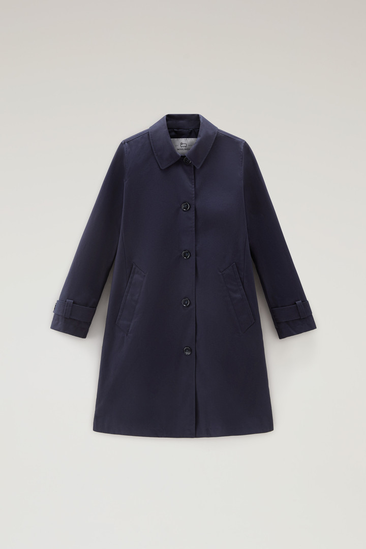 Havice Trench Coat in Best Cotton Blue photo 5 | Woolrich