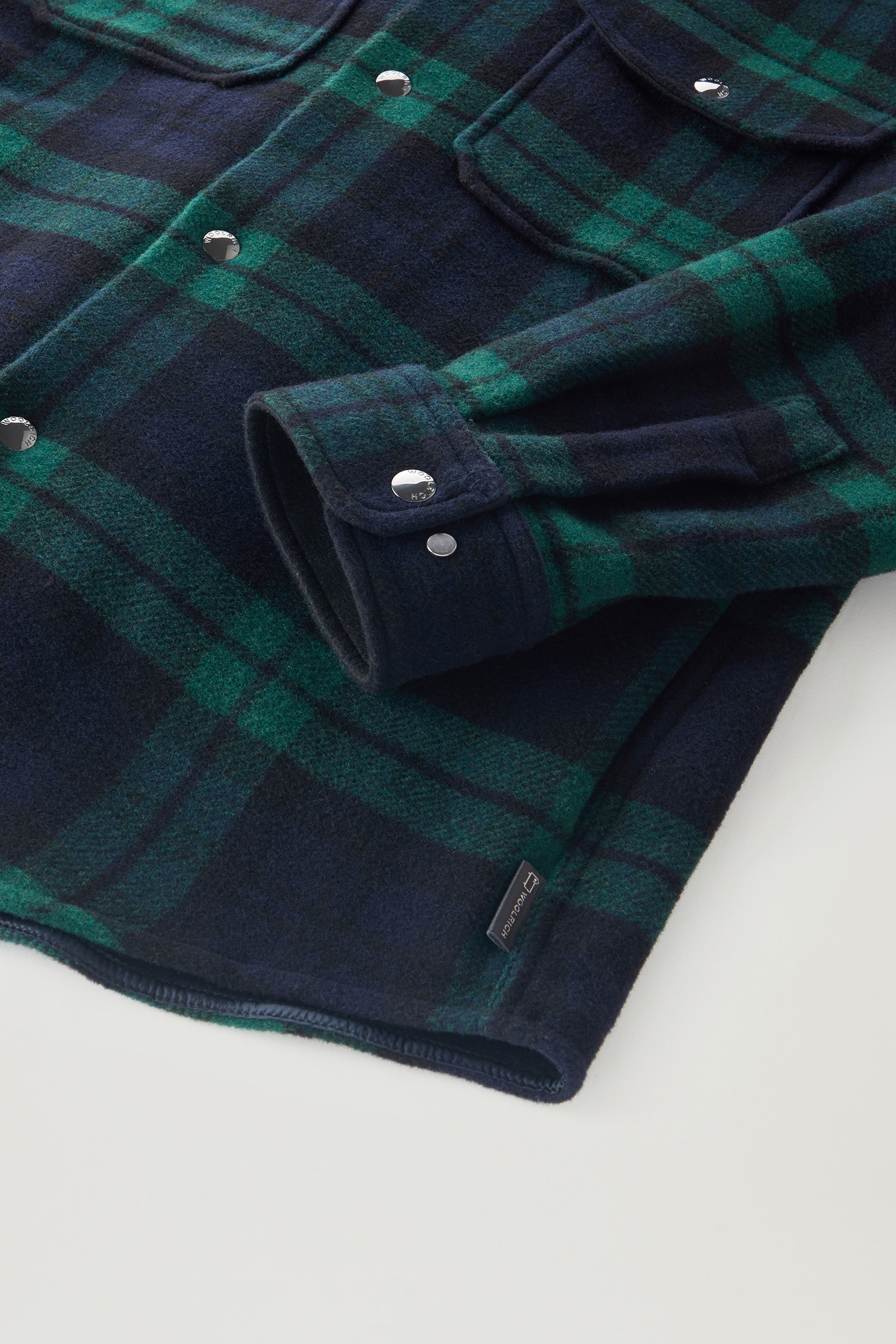 Overshirt with Detachable Padded Bib and Hood Black photo 8 | Woolrich