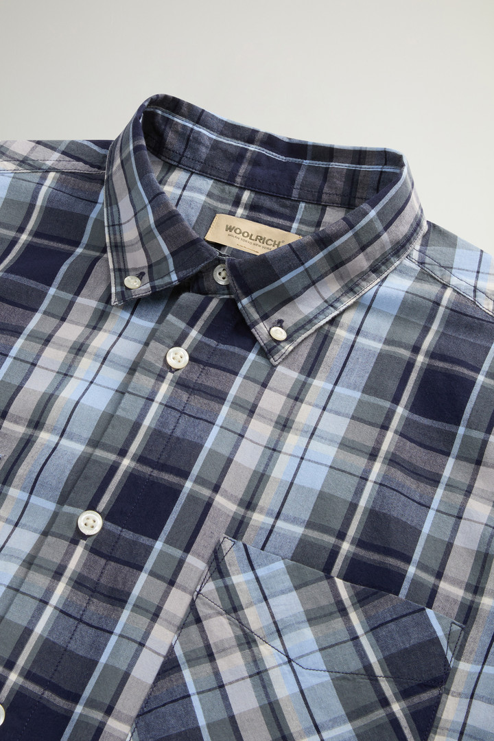 MADRAS SHIRT Blue photo 6 | Woolrich