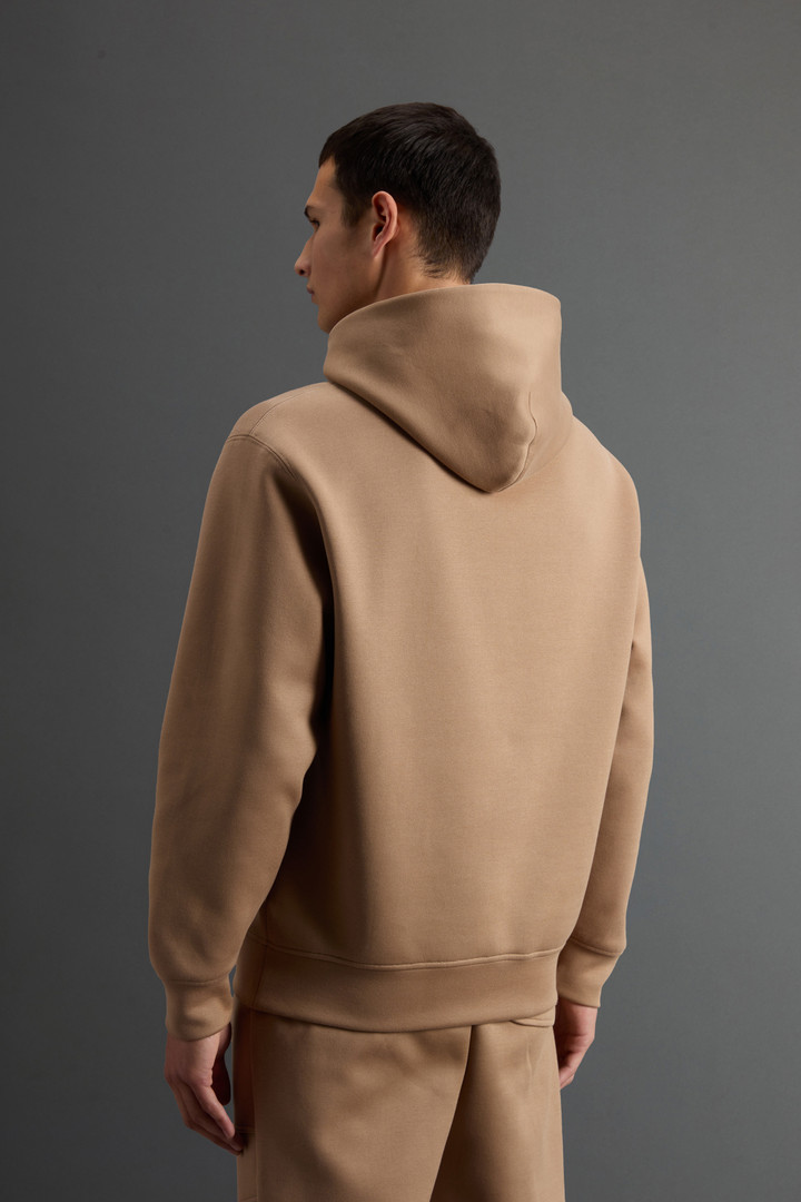 Wool-Blend Hoodie with Pouch Pocket by Todd Snyder Brown photo 3 | Woolrich