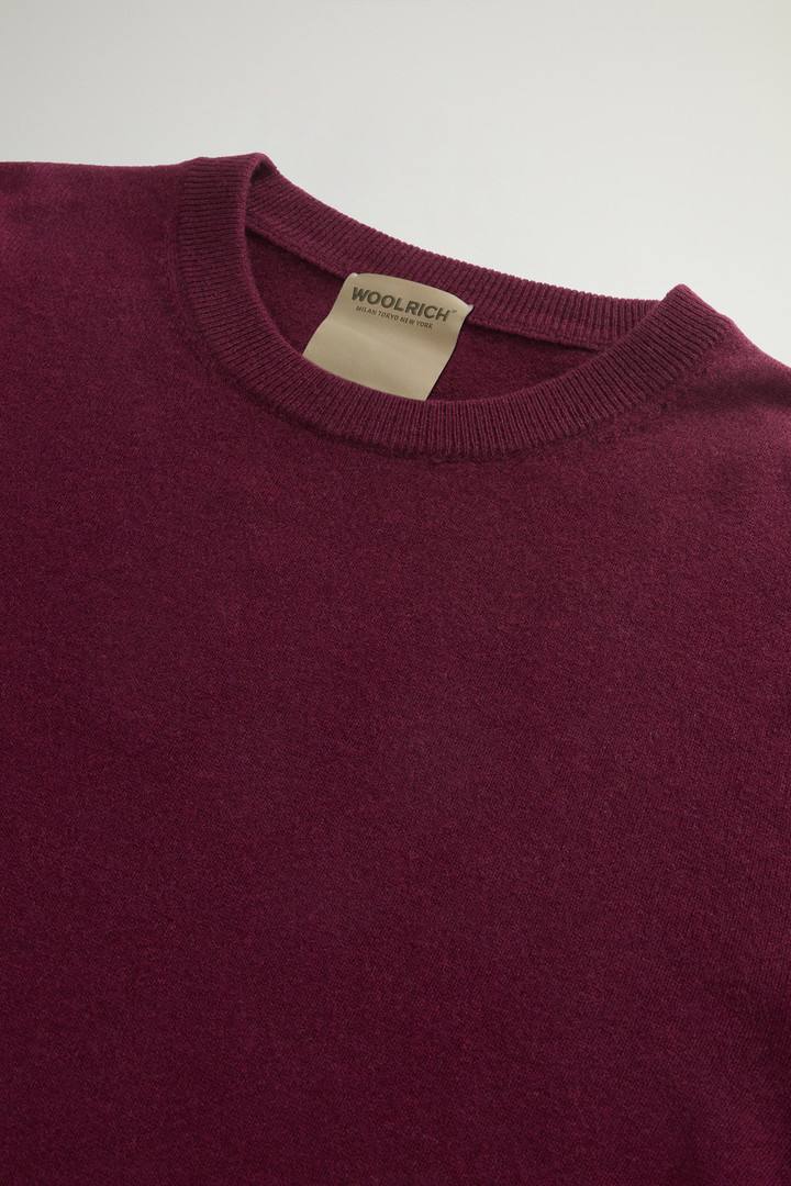 Pure Cashmere Crewneck Sweater Purple photo 6 | Woolrich