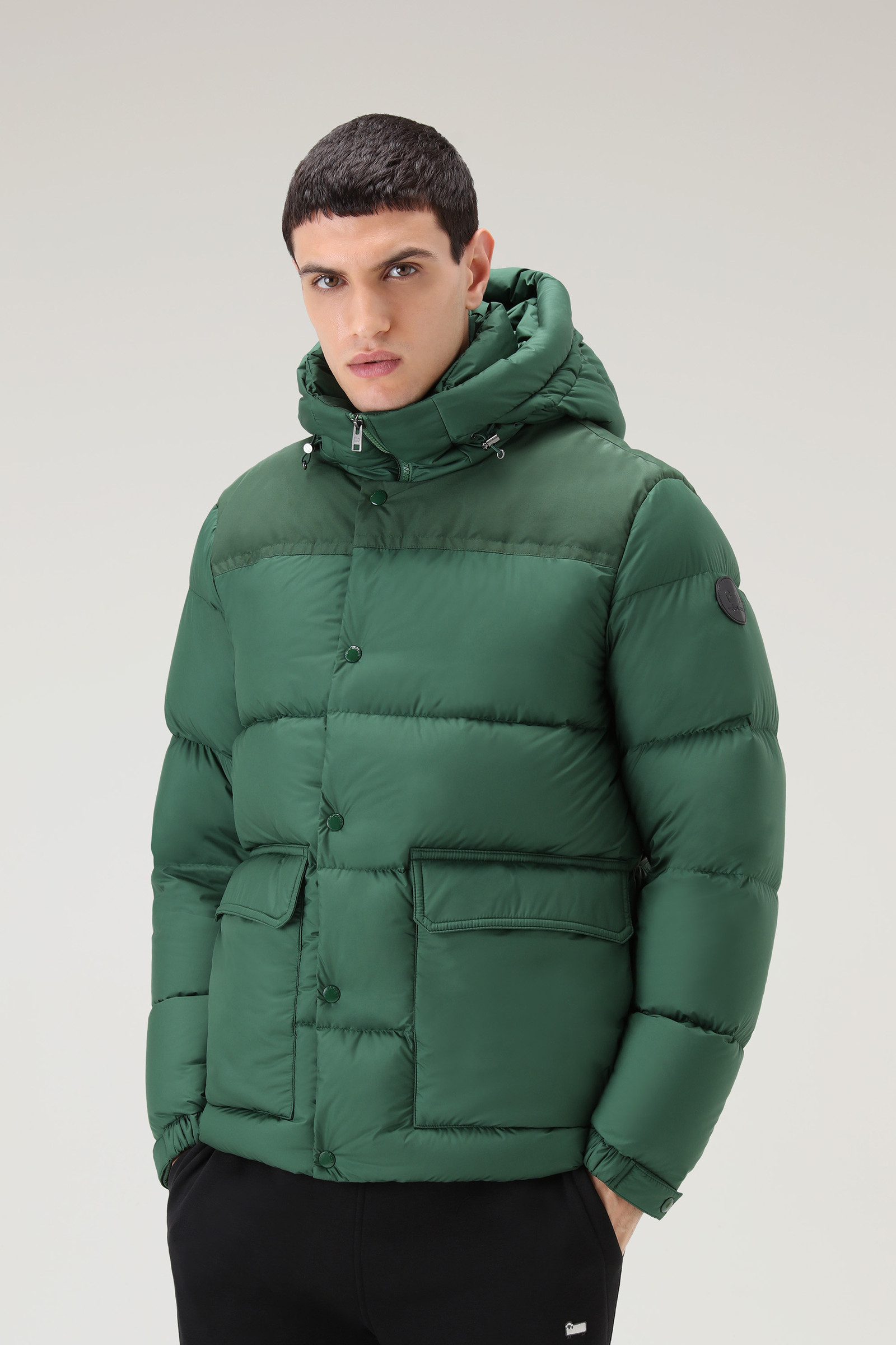 Men's Sierra Microfiber Jacket Green | Woolrich USA