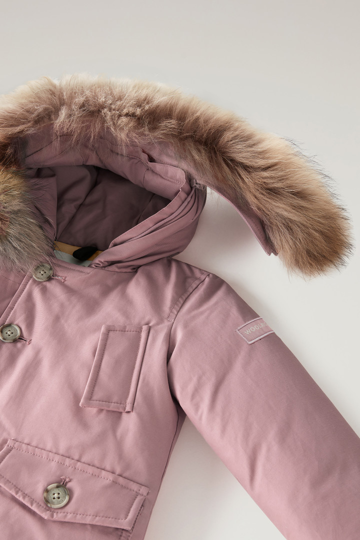 Parka da neonati in Ramar Cloth con pelliccia removibile Rosa photo 4 | Woolrich