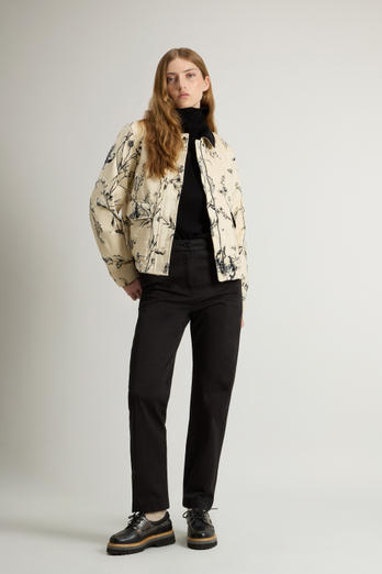 Jack van Pontoglio-fluweel met reliëfpatroon Beige | Woolrich