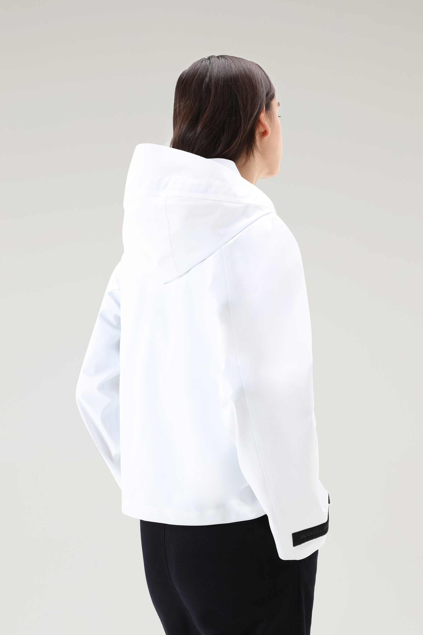 Veste courte Tech Commuting en nylon élastique blanc photo 3 | Woolrich
