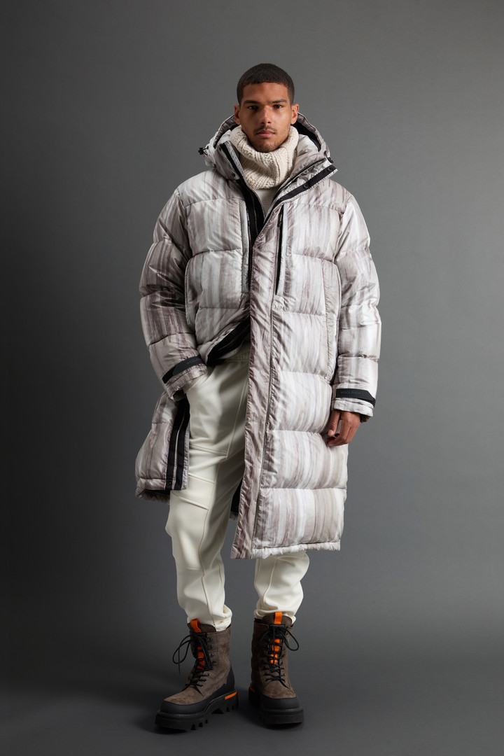 Olmetex Nylon Parka with Tie-Dye Motif by Todd Snyder Gray photo 2 | Woolrich