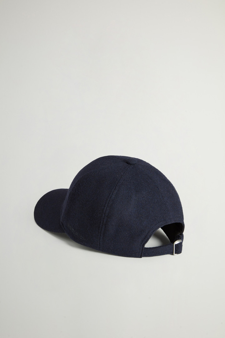 Cap in Recycled Italian Wool-Blend Fabric Blue photo 2 | Woolrich