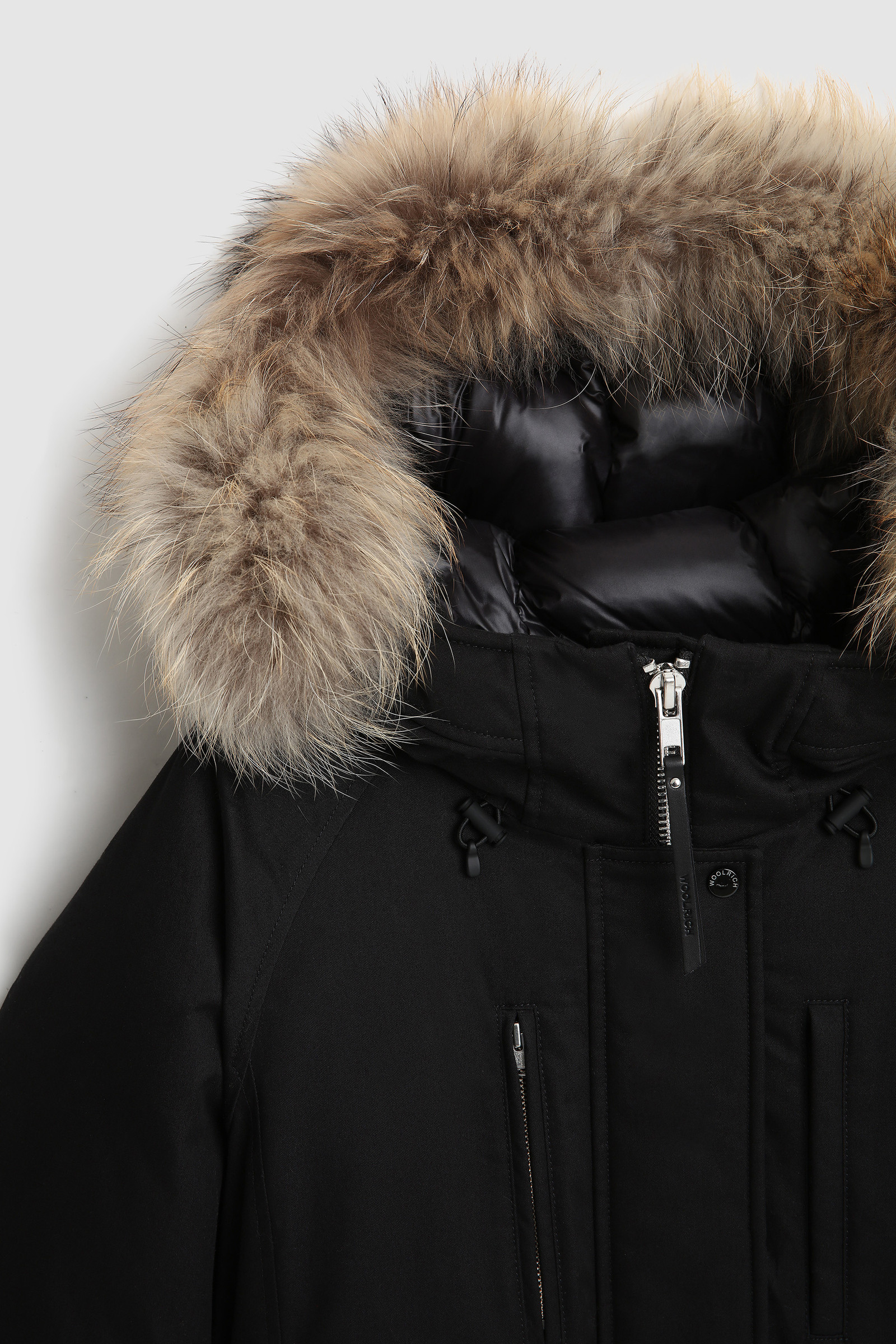 Bomber Yetna con pelliccia removibile nero photo 8 | Woolrich