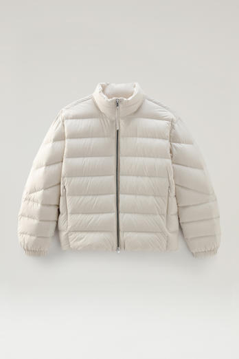 Ellis Microfiber Down Jacket White | Woolrich
