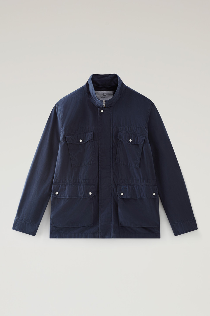 Giacca tinta in capo in puro cotone Blu photo 5 | Woolrich