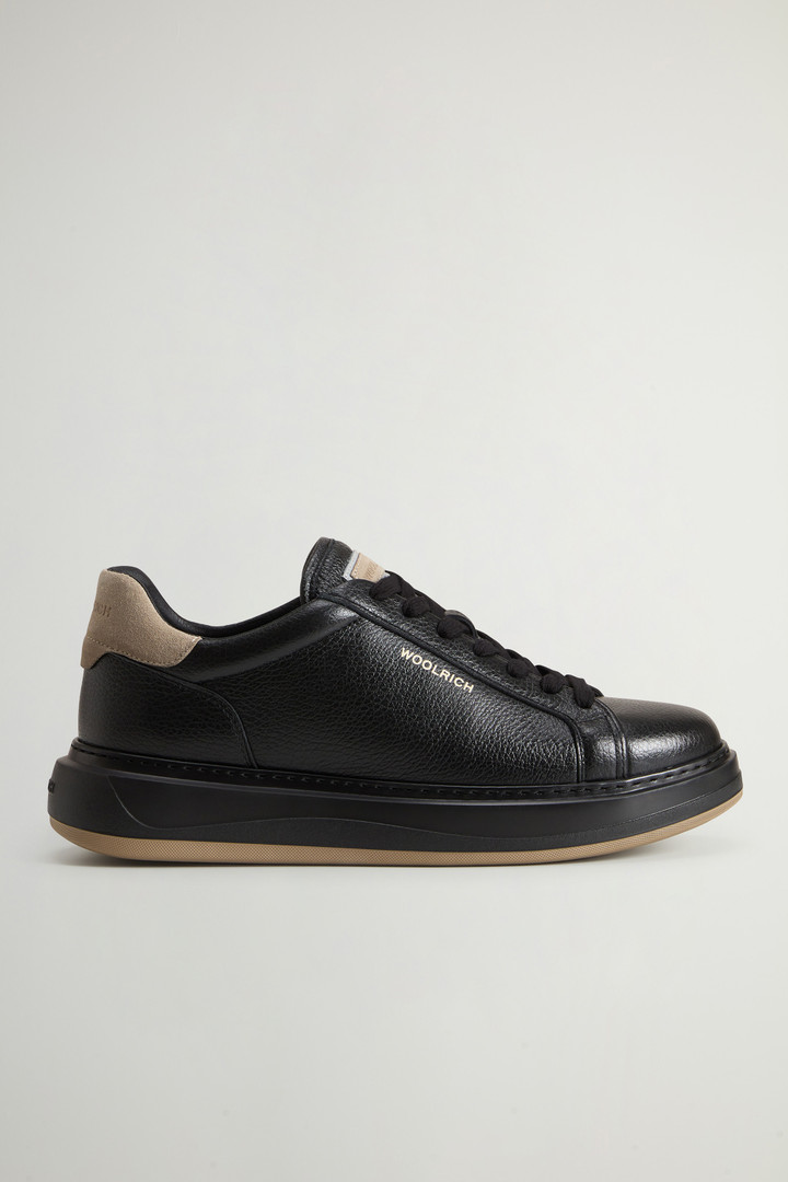 Sneakers Arrow en cuir foulonné Noir photo 1 | Woolrich