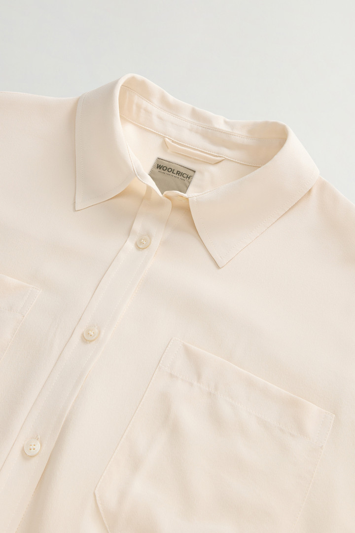 Pure Silk Shirt White photo 6 | Woolrich