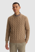 Crewneck Sweater in pure wool
