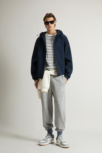 Jacket in Tech Softshell Blue | Woolrich