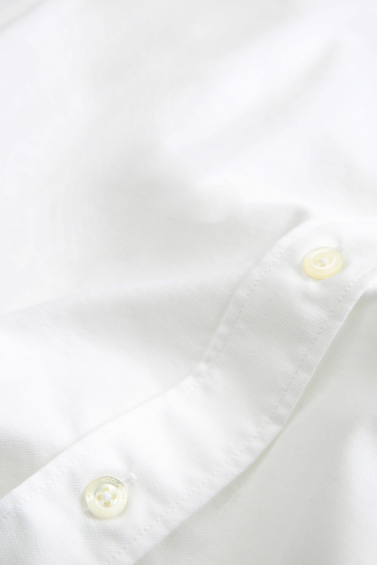 Oxford Heavy Cotton Shirt White photo 8 | Woolrich
