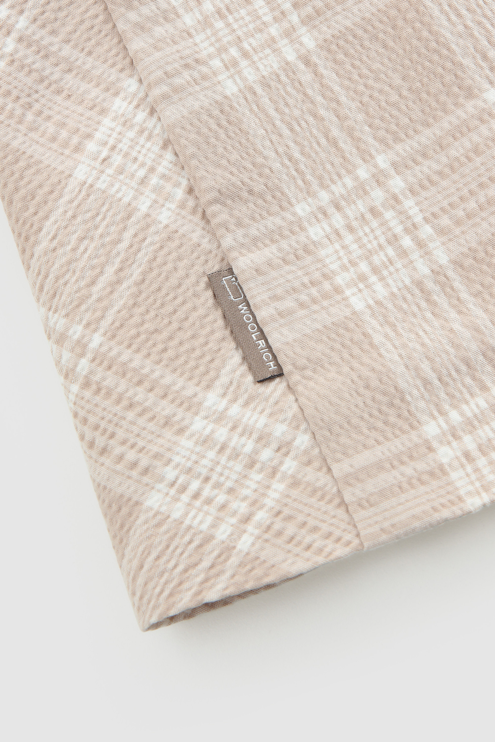 Blazer en coton seersucker beige photo 9 | Woolrich