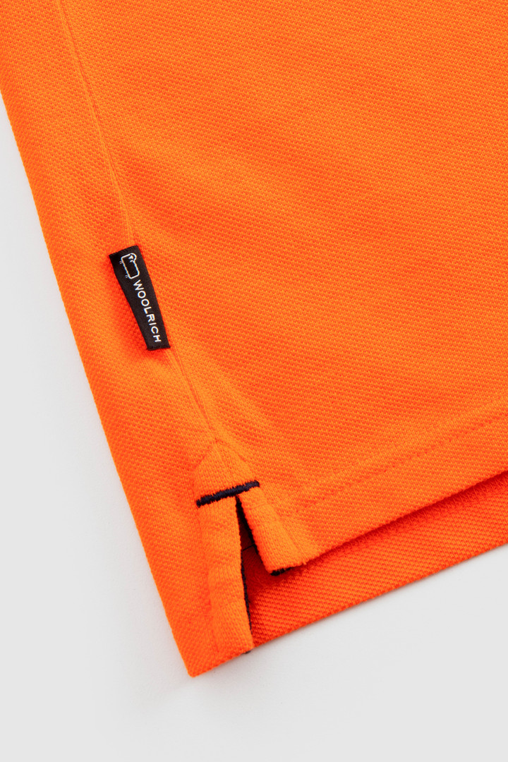Polo American classique en coton orange photo 6 | Woolrich