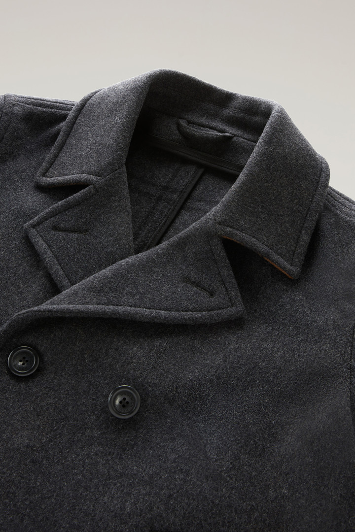 2-in-1 Peacoat in Recycled Italian Wool Blend Gray photo 3 | Woolrich