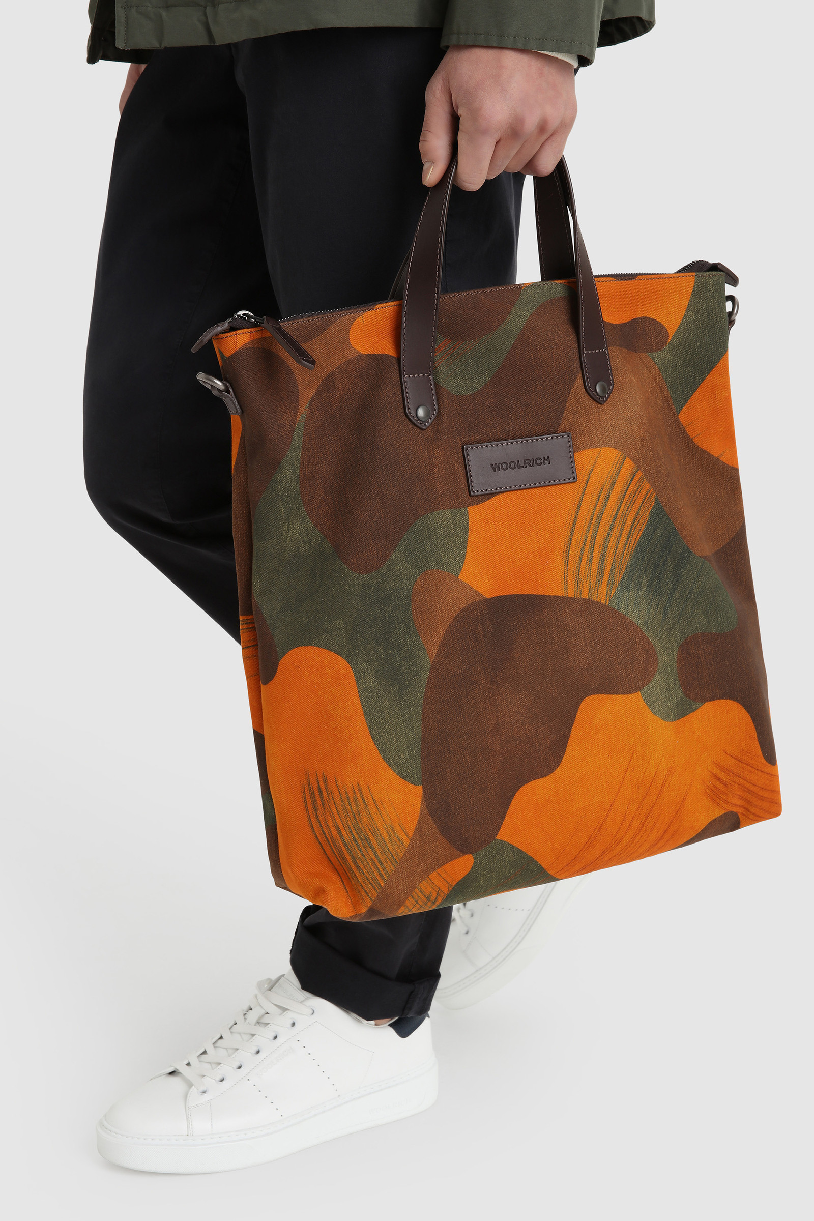 Sac fourre-tout à imprimé camouflage orange photo 7 | Woolrich