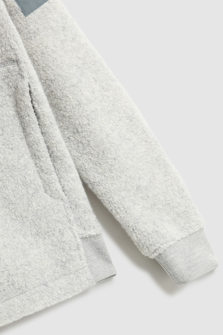 Sherpa full-zip Track Jacket with nylon inserts