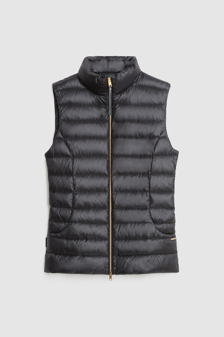 Gilet Abbie trapuntato in nylon lucido