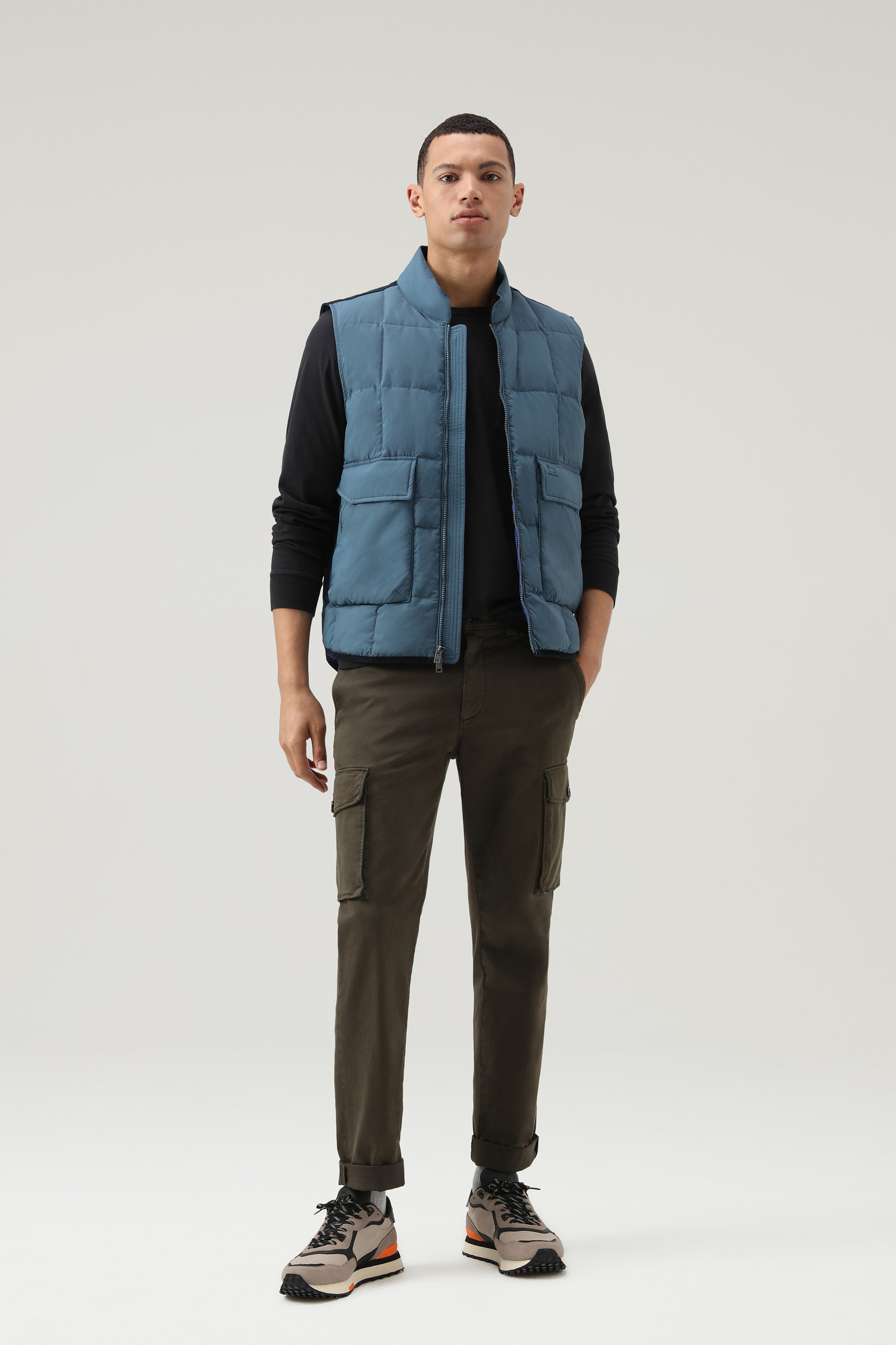 Veste sans manches Heritage Terrain en nylon Taslan bleu photo 2 | Woolrich