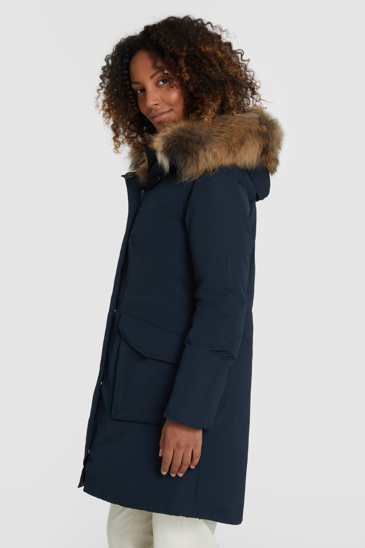 Parka Military en fourrure de viverrin