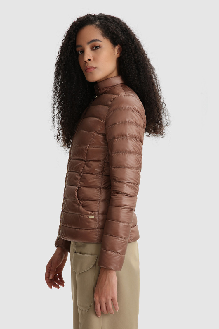 Giacca trapuntata Abbie in nylon satin