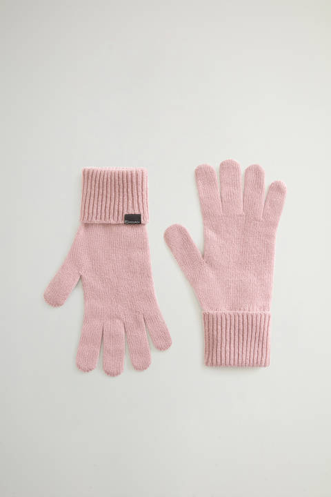 Gloves in Pure Cashmere Pink | Woolrich