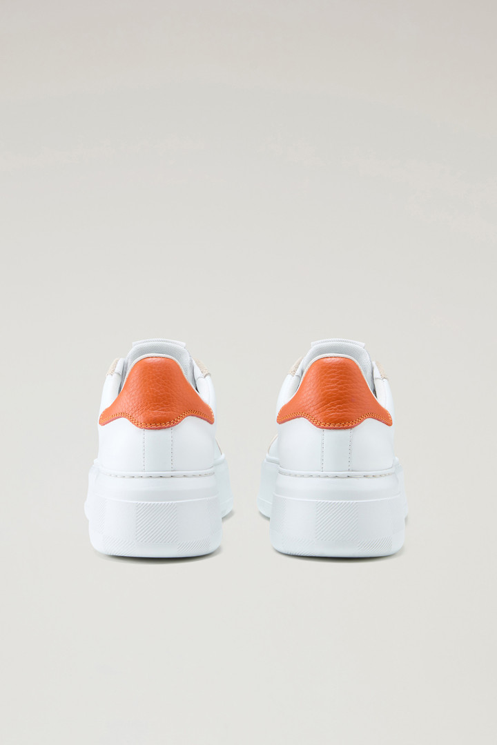 Chunky Court Sneaker aus Leder mit kontrastierenden Details Multifarben photo 3 | Woolrich
