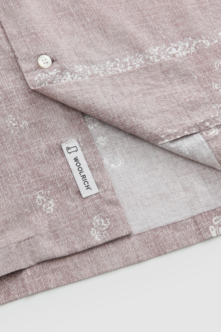 Chemise Bowling à imprimé Paisley rose photo 7 | Woolrich