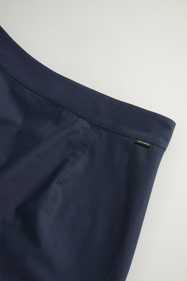 Pure Cotton Poplin Skirt Blue photo 7 | Woolrich