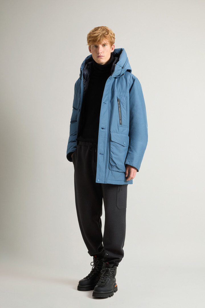 Arctic Parka Evolution aus Ramar Cloth Blau photo 2 | Woolrich